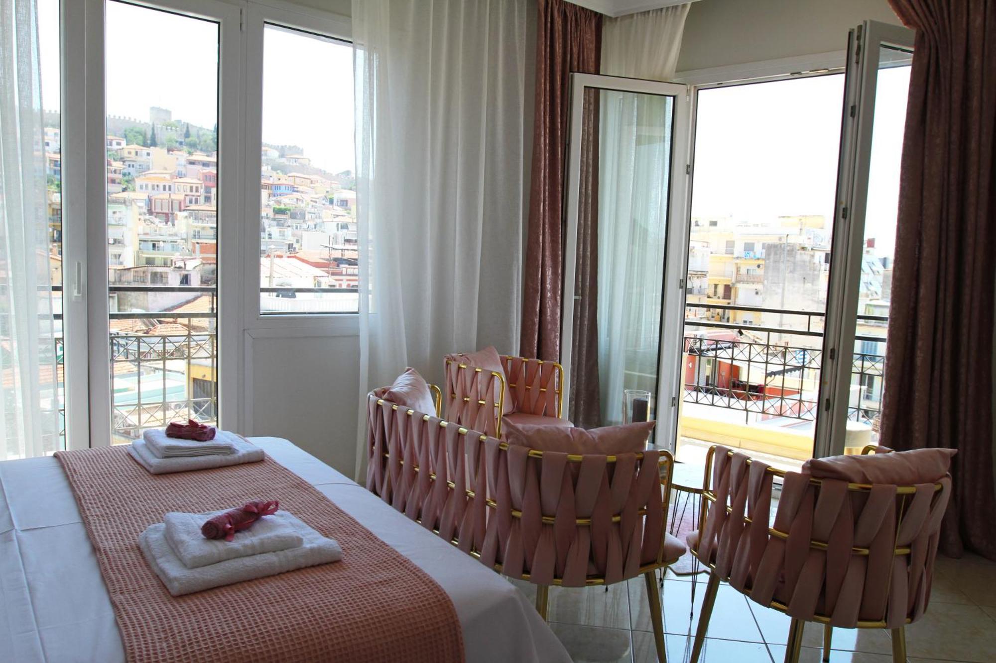Ferienwohnung Kavala Squareview Exterior foto